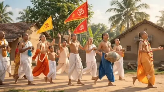 ISKCON Bhuvaikuntha Holy Banner